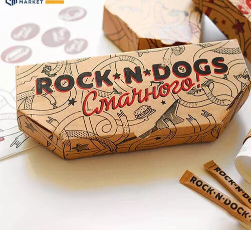 Custom hot dog boxes